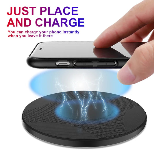 10W Fast Wireless Charger for HONOR Magic 5 Pro Xiaomi Redmi Note 10 Pro Oukitel WP22 LG G7 One VIVO Wireless Charging Pad
