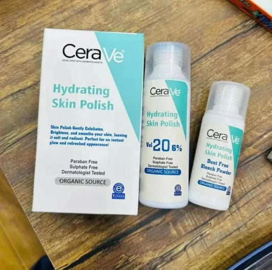 CeraVe Hydrating Skin Polish, Dual-Action Exfoliation & Hydration, for Softer Skin