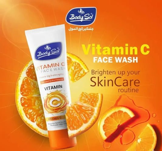 Vitamin C Face Wash for Brightening Skin Care Routine