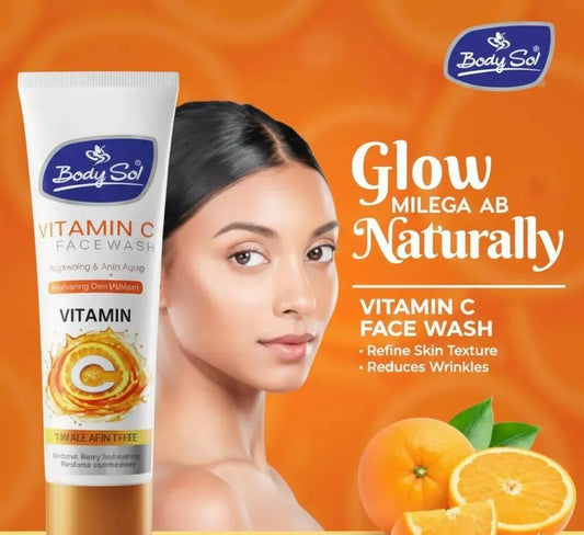 Vitamin C Face Wash for Brightening Skin Care Routine