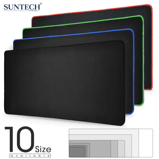 Large Gaming Extended Mouse Pad Computer Mousepad Waterproof Multi-size Anti-slip Natural Rubber Desk Mat with Locking Edge Play