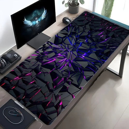 Geometric lines Gaming mats Mouse pad large Mousepad 400X900 PC Computer Keyboard XXL Desk mat offices interior accessories rug